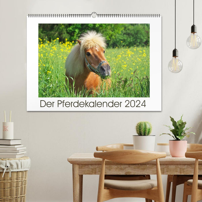 Der Pferdekalender (CALVENDO Wandkalender 2024)