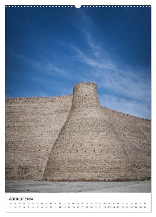 Uzbekistan - Fascinating architecture along the Silk Road (CALVENDO Premium Wall Calendar 2024) 