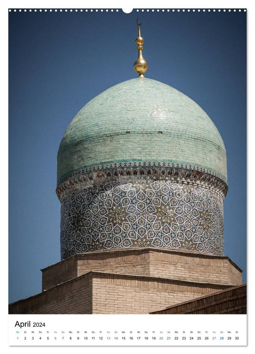 Uzbekistan - Fascinating architecture along the Silk Road (CALVENDO Premium Wall Calendar 2024) 