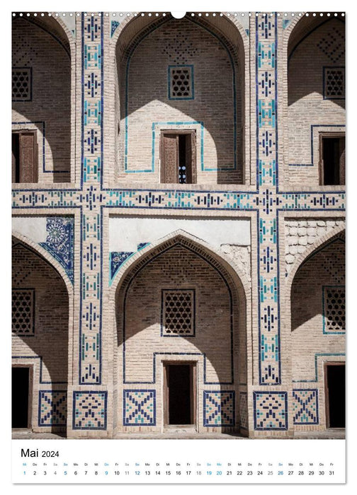 Uzbekistan - Fascinating architecture along the Silk Road (CALVENDO Premium Wall Calendar 2024) 