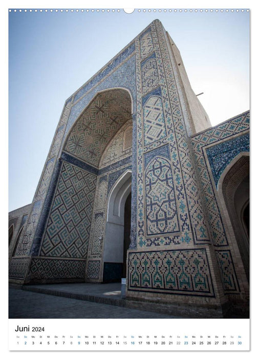 Uzbekistan - Fascinating architecture along the Silk Road (CALVENDO Premium Wall Calendar 2024) 