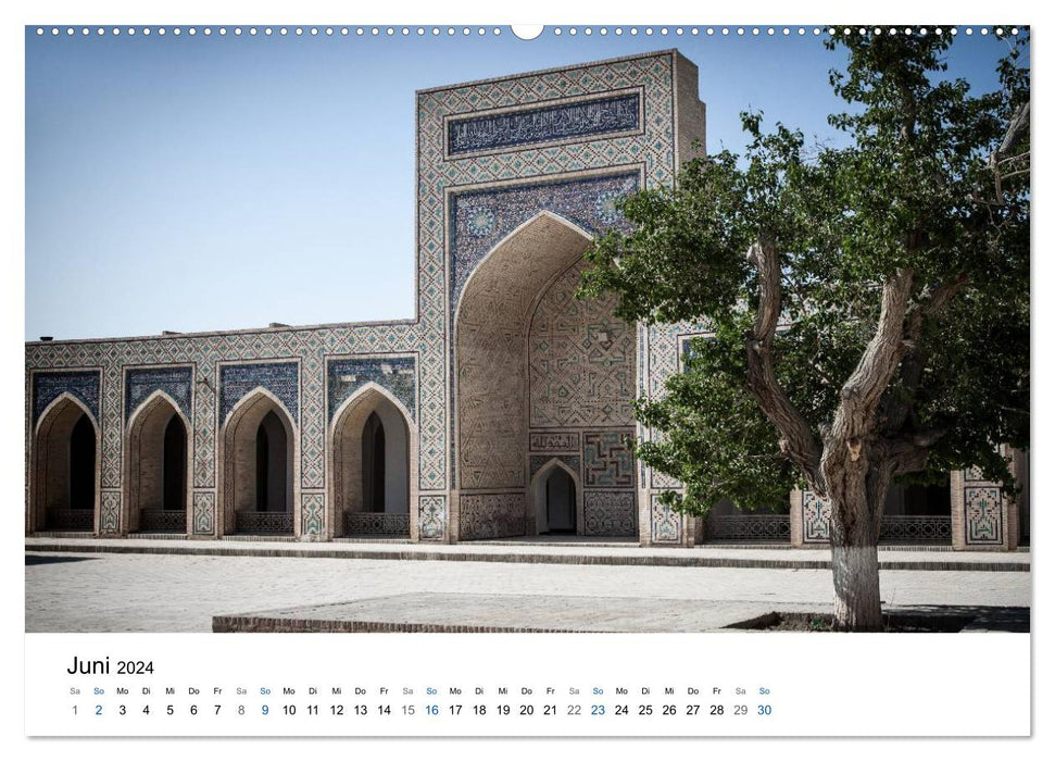 Uzbekistan - Fascinating architecture along the Silk Road (CALVENDO Premium Wall Calendar 2024) 