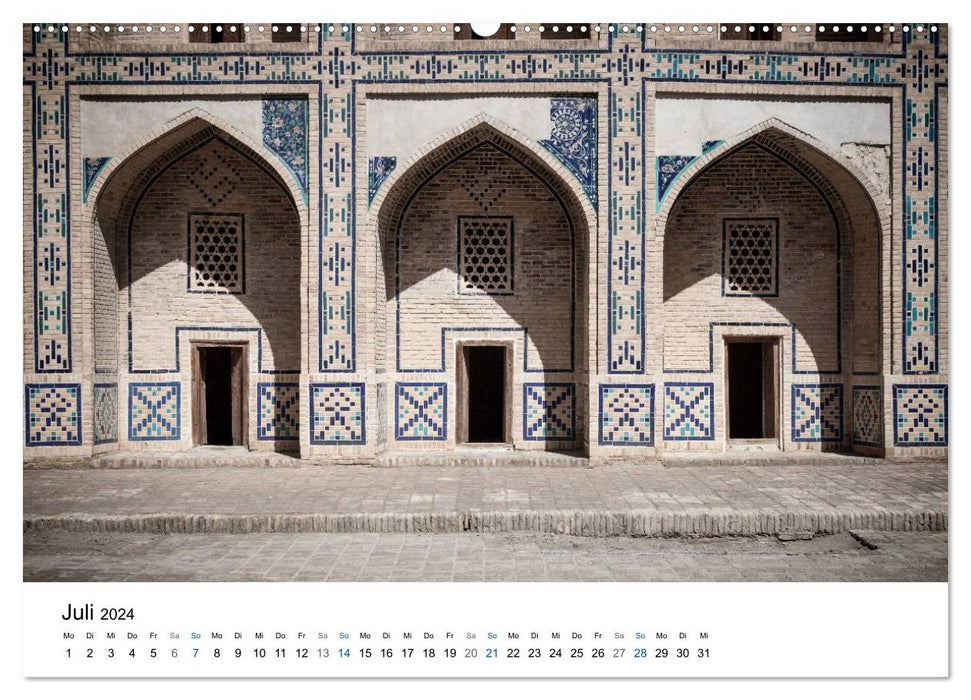 Uzbekistan - Fascinating architecture along the Silk Road (CALVENDO Premium Wall Calendar 2024) 