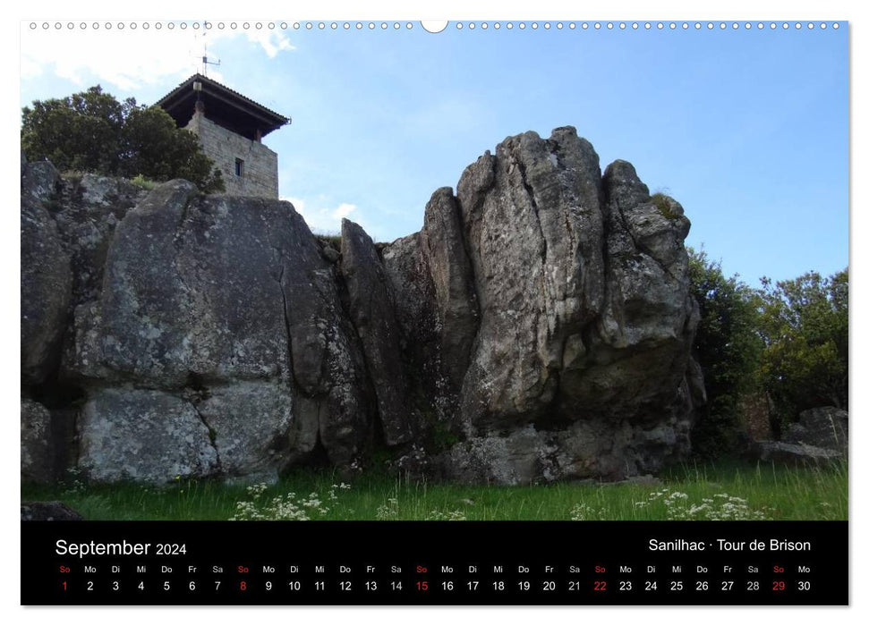 Ardèche · Wandergebirge und Kajakschluchten in Südfrankreich (CALVENDO Wandkalender 2024)