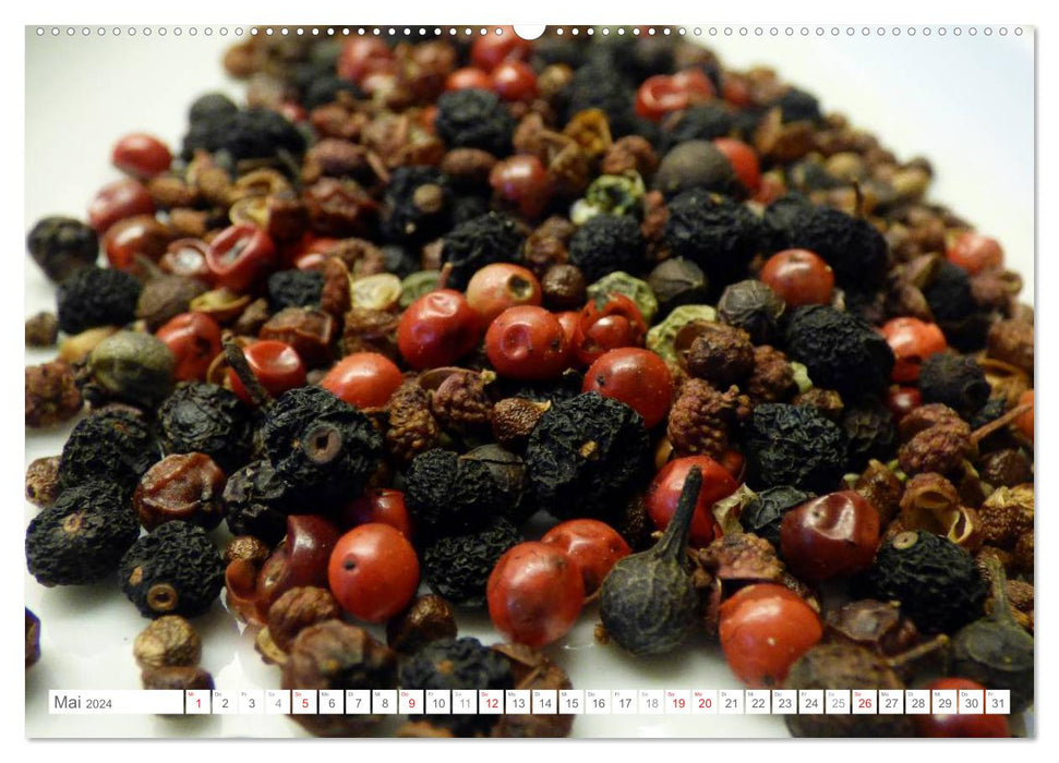 Spices • delicious and healthy (CALVENDO Premium Wall Calendar 2024) 