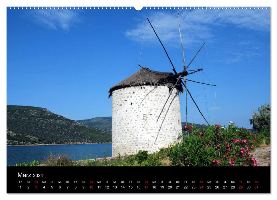 Greece - Lesbos Island (CALVENDO Premium Wall Calendar 2024) 