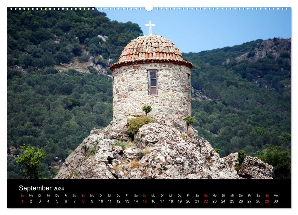 Greece - Lesbos Island (CALVENDO Premium Wall Calendar 2024) 