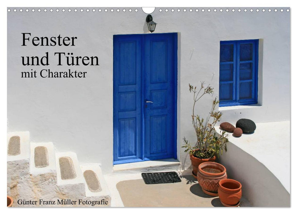 Windows and doors with character (CALVENDO wall calendar 2024) 