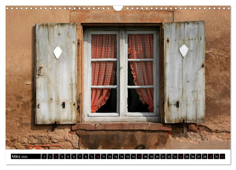 Windows and doors with character (CALVENDO wall calendar 2024) 