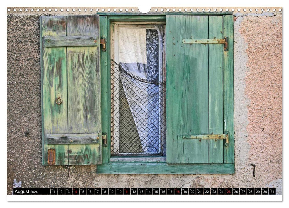 Windows and doors with character (CALVENDO wall calendar 2024) 