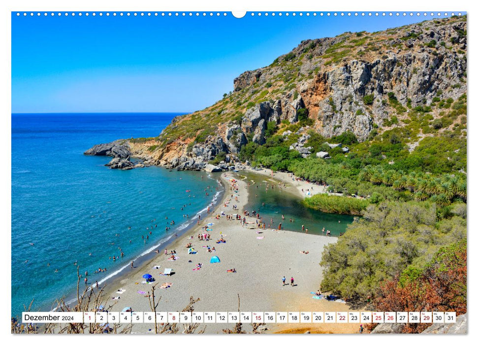 Le sud fascinant de la Crète (calendrier mural CALVENDO 2024) 