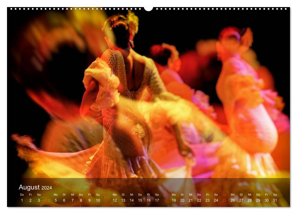 Flamenco - Dance of Passion (CALVENDO Premium Wall Calendar 2024) 