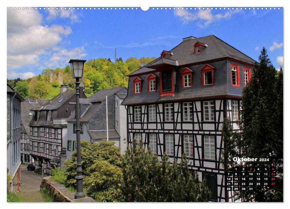 Eine Perle in der Eifel - Monschau (CALVENDO Premium Wandkalender 2024)