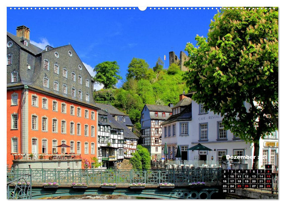 Eine Perle in der Eifel - Monschau (CALVENDO Premium Wandkalender 2024)