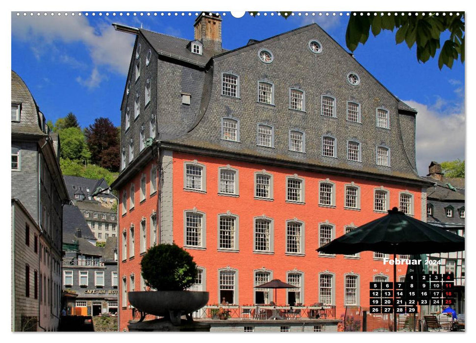 Eine Perle in der Eifel - Monschau (CALVENDO Premium Wandkalender 2024)