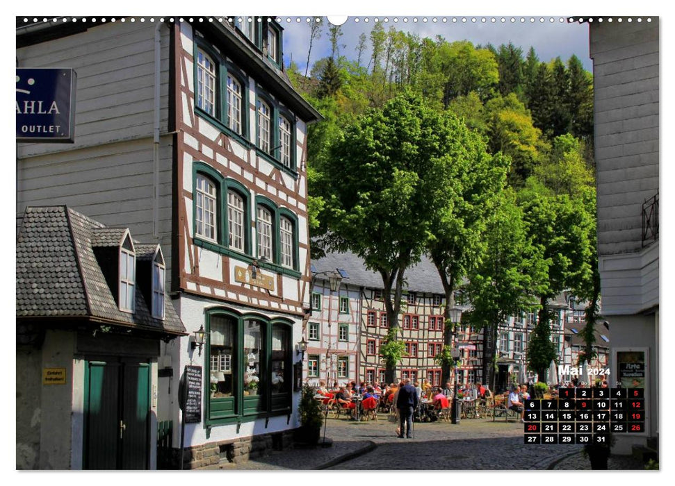 Eine Perle in der Eifel - Monschau (CALVENDO Premium Wandkalender 2024)