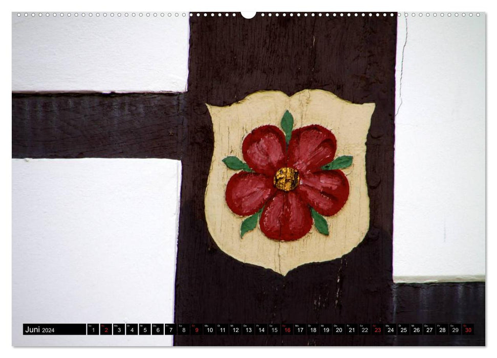 Lippische Rosen (CALVENDO Premium Wandkalender 2024)