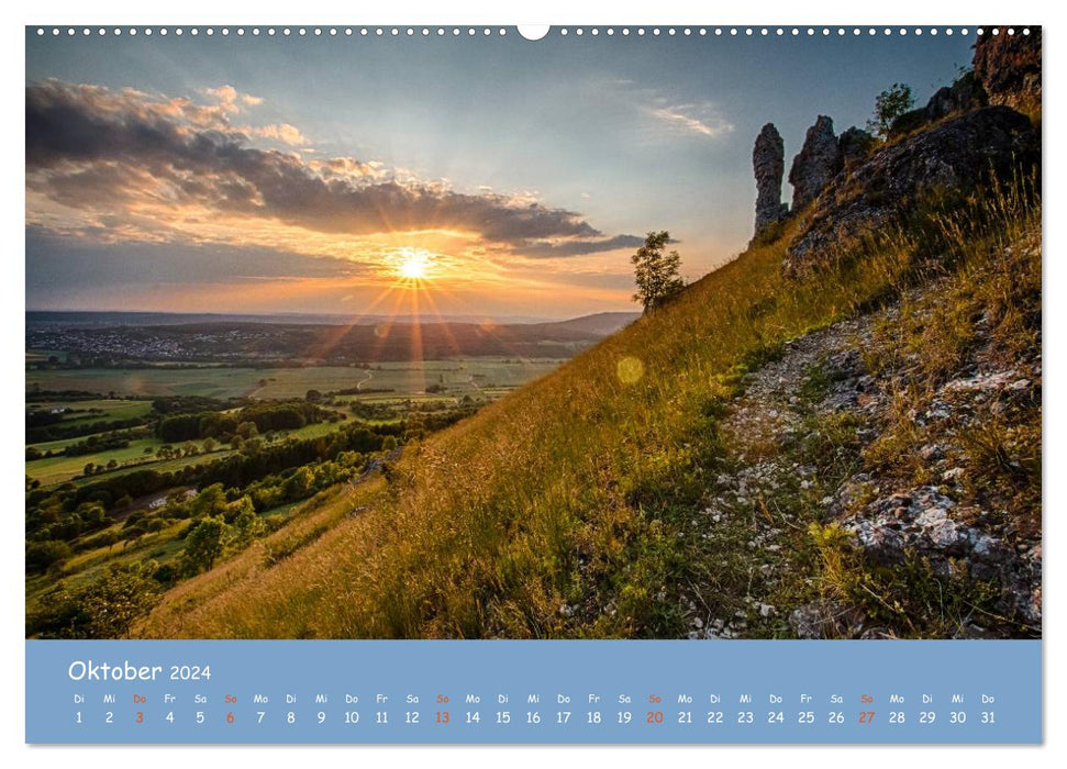 The Walberla - The local mountain of the Franconians (CALVENDO Premium Wall Calendar 2024) 