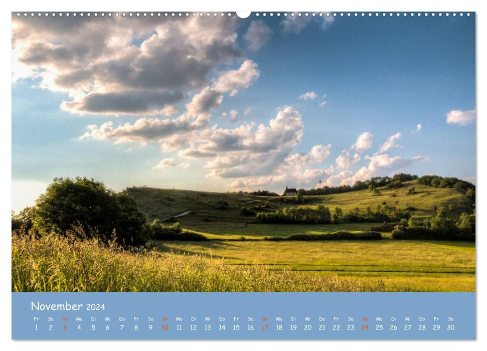 Das Walberla - Der Hausberg der Franken (CALVENDO Premium Wandkalender 2024)