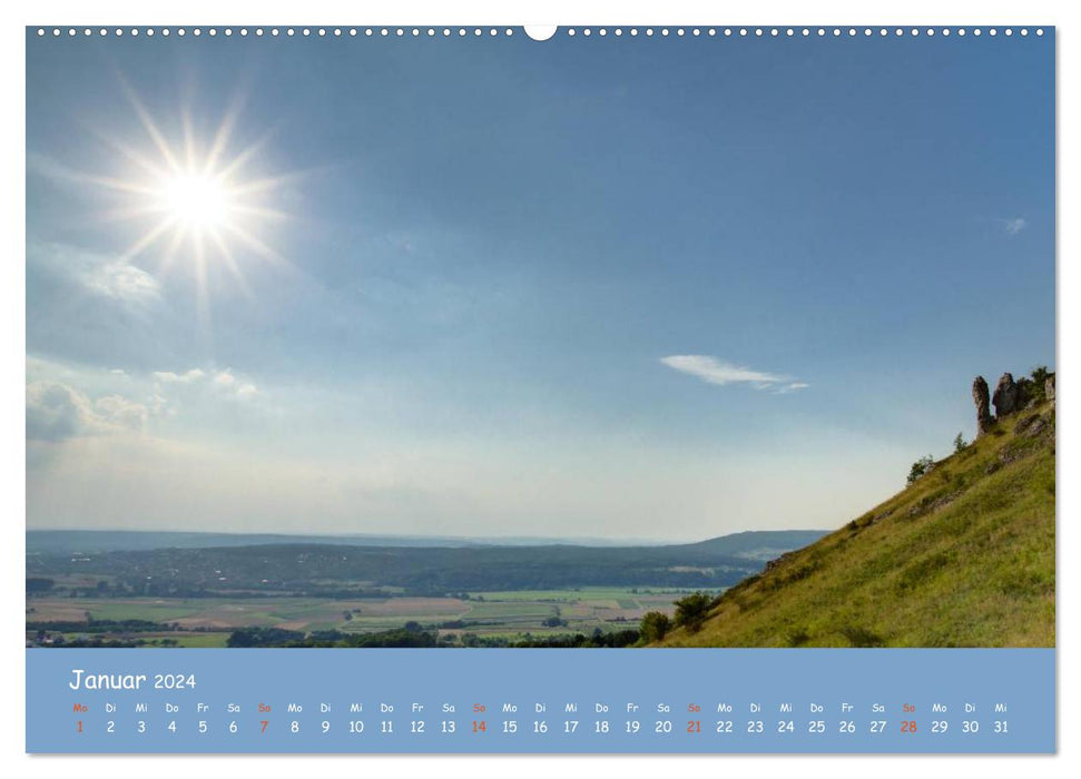 The Walberla - The local mountain of the Franconians (CALVENDO Premium Wall Calendar 2024) 