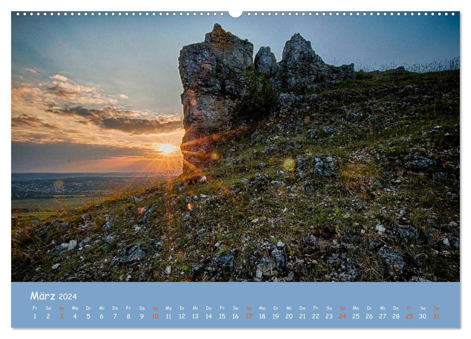 The Walberla - The local mountain of the Franconians (CALVENDO Premium Wall Calendar 2024) 