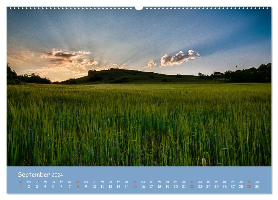 The Walberla - The local mountain of the Franconians (CALVENDO Premium Wall Calendar 2024) 