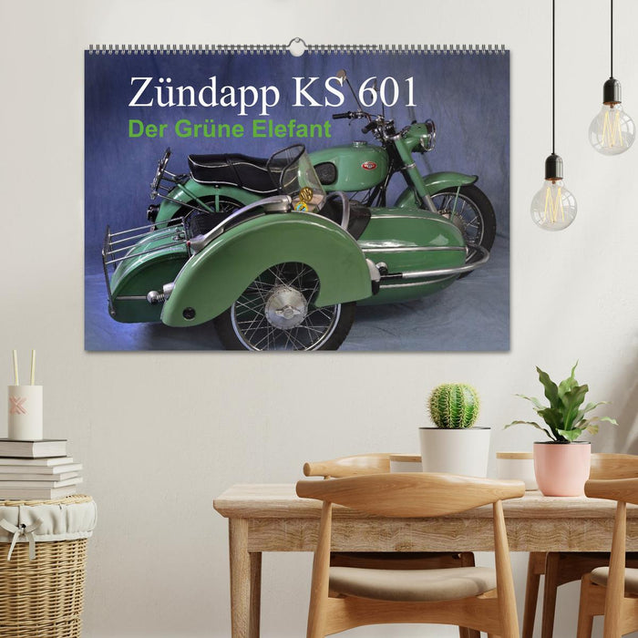 Zündapp KS 601 (CALVENDO Wandkalender 2024)
