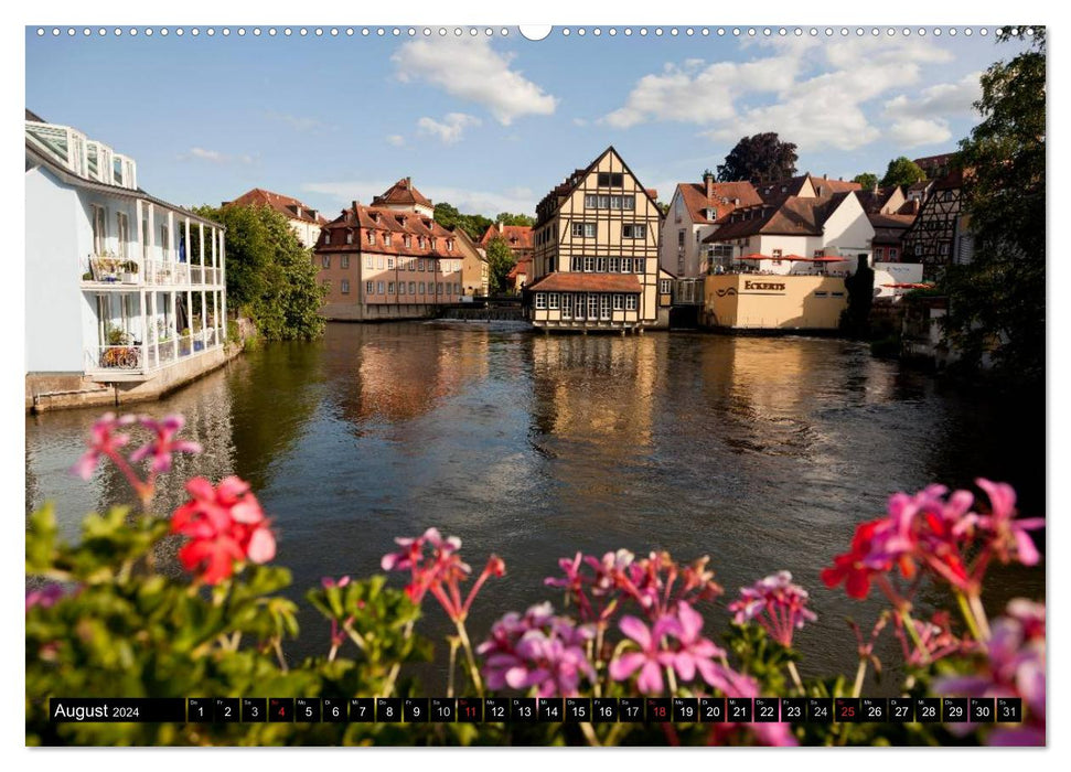 La vieille ville de Bamberg (Calendrier mural CALVENDO Premium 2024) 