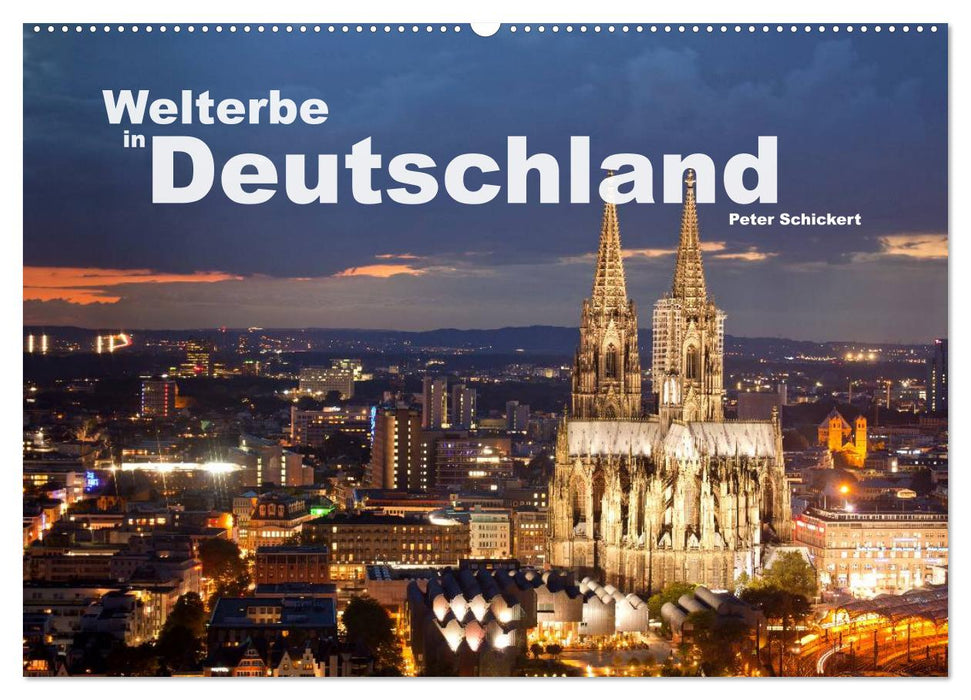Patrimoine mondial en Allemagne (calendrier mural CALVENDO 2024) 