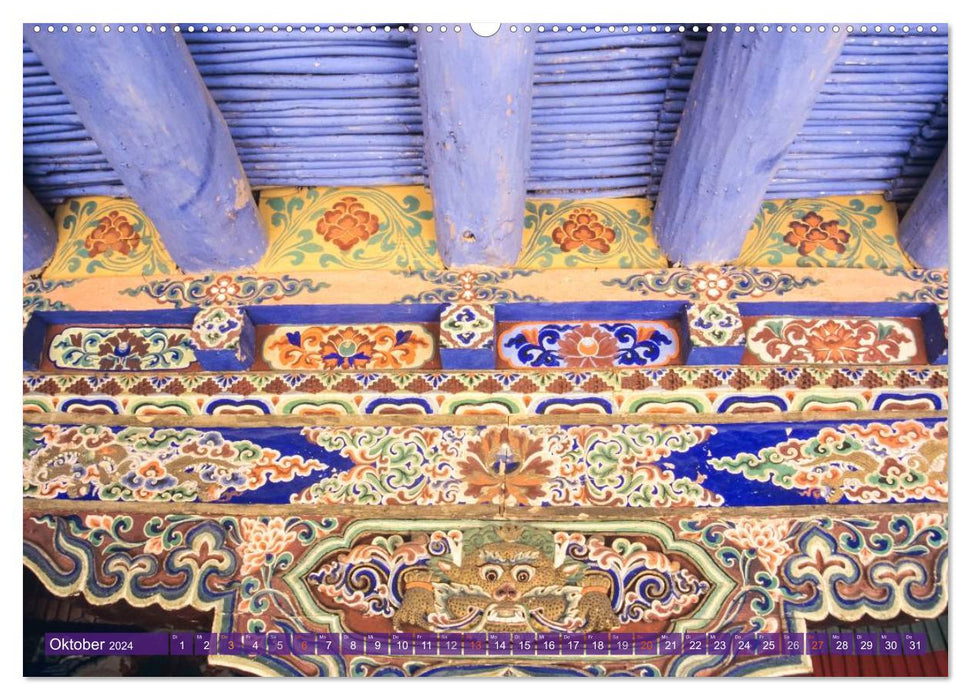 L'architecture du Ladakh (Calendrier mural CALVENDO Premium 2024) 