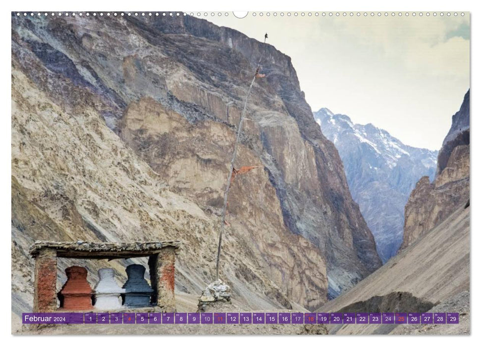 Die Baukunst von Ladakh (CALVENDO Premium Wandkalender 2024)