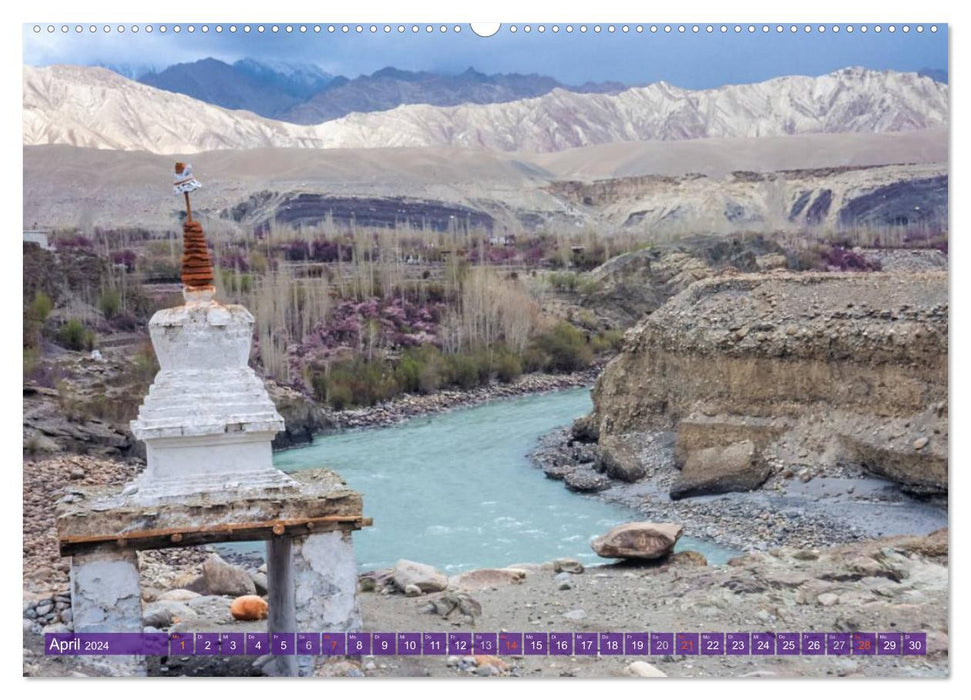 The architecture of Ladakh (CALVENDO Premium Wall Calendar 2024) 