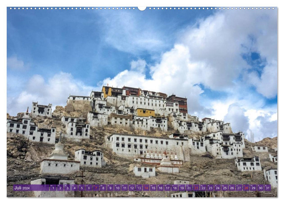 The architecture of Ladakh (CALVENDO Premium Wall Calendar 2024) 