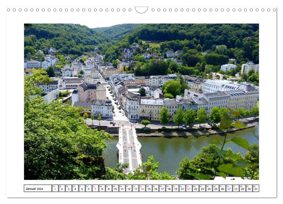 Bad Ems - health resort and imperial spa on the Lahn (CALVENDO wall calendar 2024) 