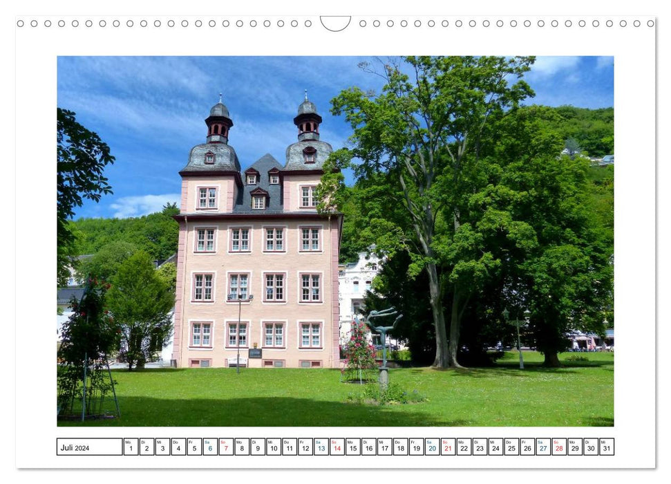 Bad Ems - Kurort und Kaiserbad an der Lahn (CALVENDO Wandkalender 2024)