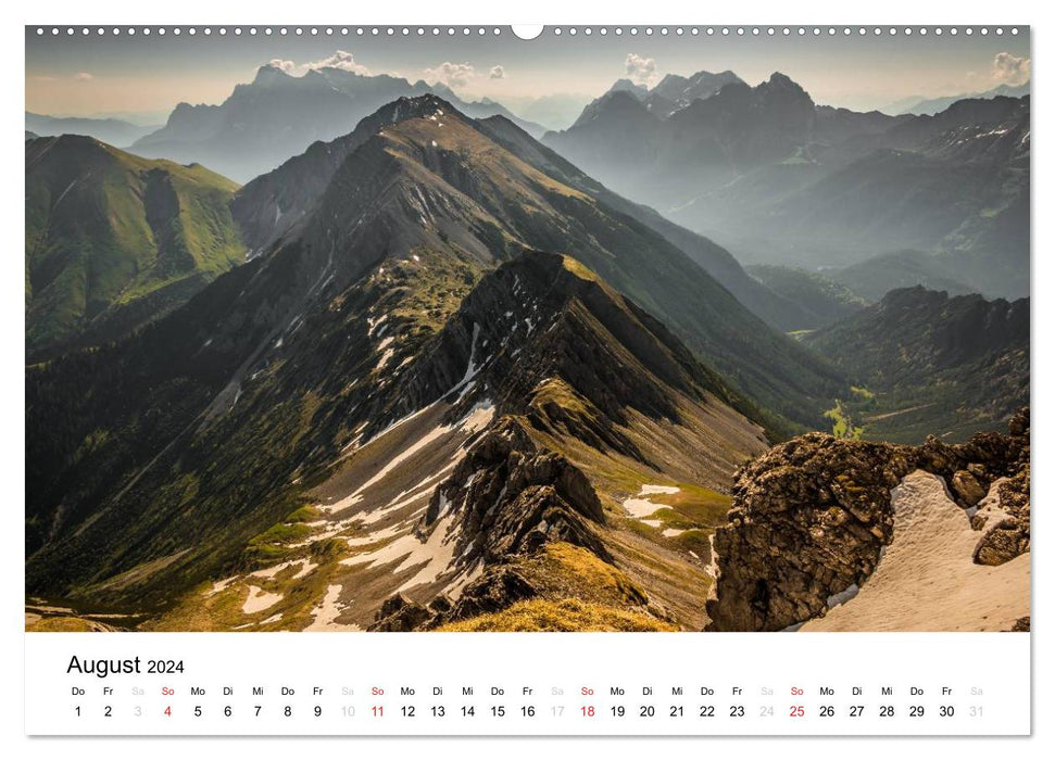 Bergpixel "kreuz und quer durch die Alpen" (CALVENDO Wandkalender 2024)