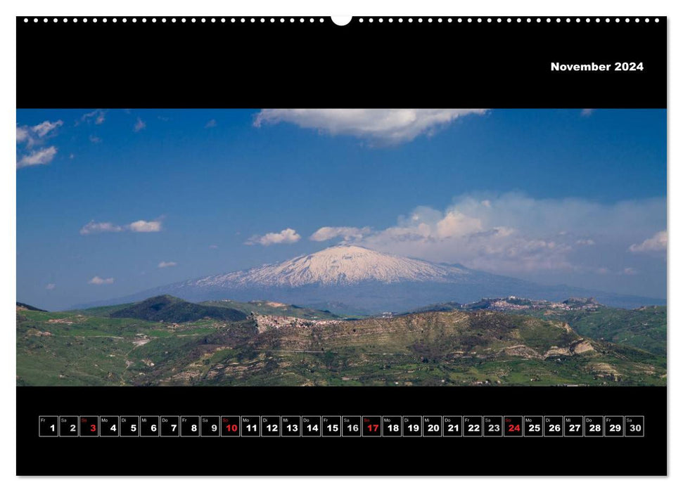 Sicile - Panoramas XXL (Calvendo Premium Wall Calendar 2024) 