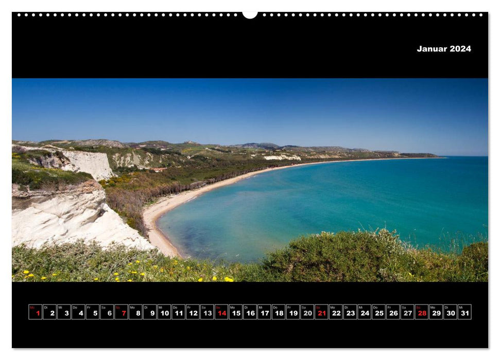 Sicily - XXL panoramas (CALVENDO Premium Wall Calendar 2024) 
