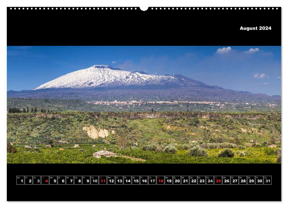 Sizilien - XXL Panoramen (CALVENDO Premium Wandkalender 2024)