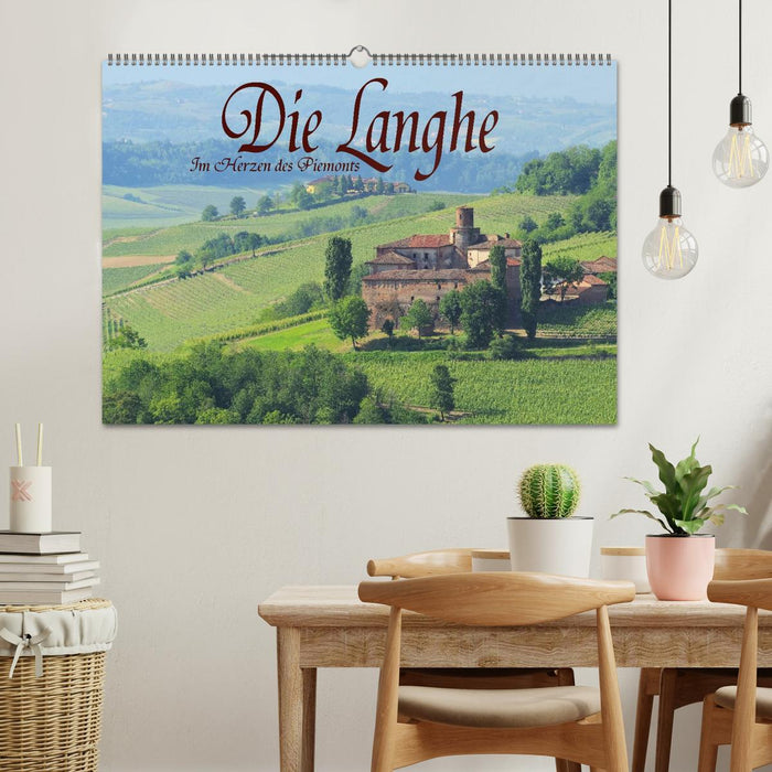 Die Langhe - Im Herzen des Piemonts (CALVENDO Wandkalender 2024)