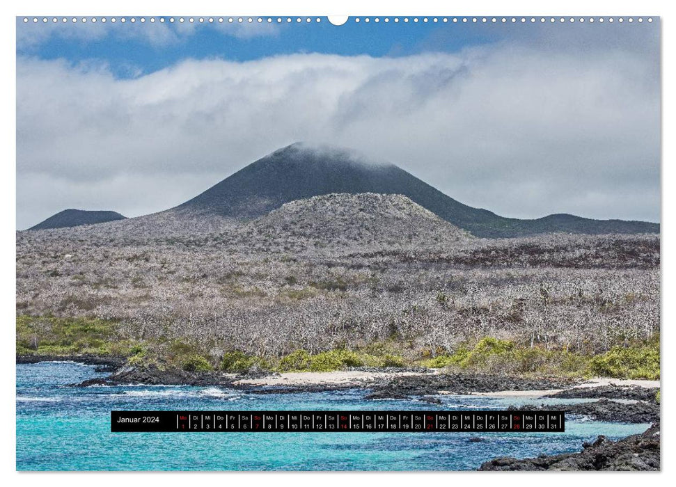 Galapagos landscapes (CALVENDO Premium Wall Calendar 2024) 