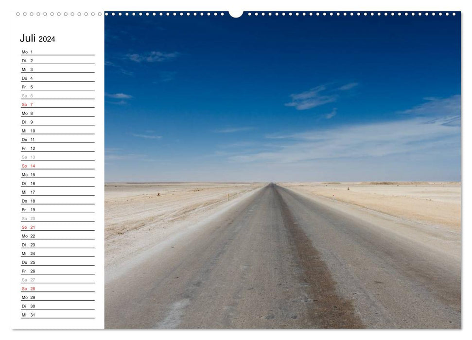 Namibie – Merveilles de la nature (Calvendo Premium Wall Calendar 2024) 