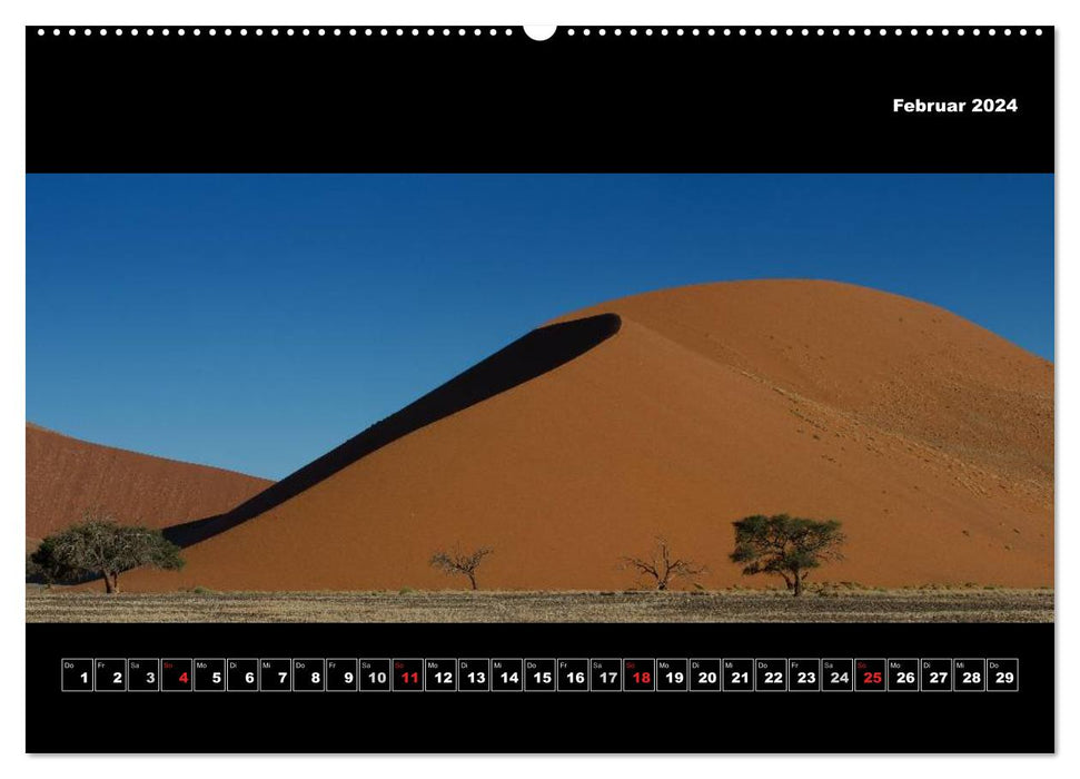Namibia - XXL panoramas (CALVENDO Premium Wall Calendar 2024) 