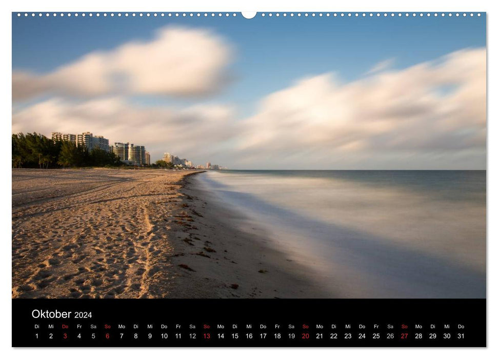 Florida - sun, beaches and natural parks (CALVENDO Premium Wall Calendar 2024) 