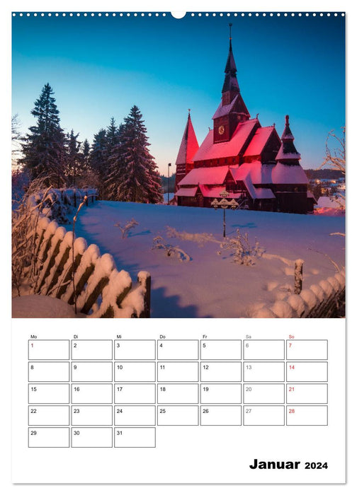 Fantastic Germany - Idyllic Views (CALVENDO Premium Wall Calendar 2024) 