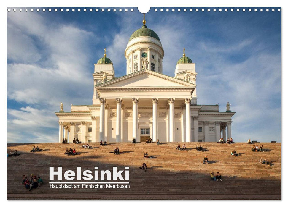 Helsinki - Hauptstadt am Finnischen Meerbusen (CALVENDO Wandkalender 2024)