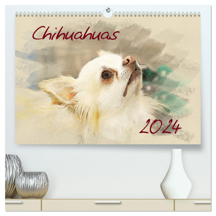 Chihuahuas 2024 (CALVENDO Premium Wandkalender 2024)