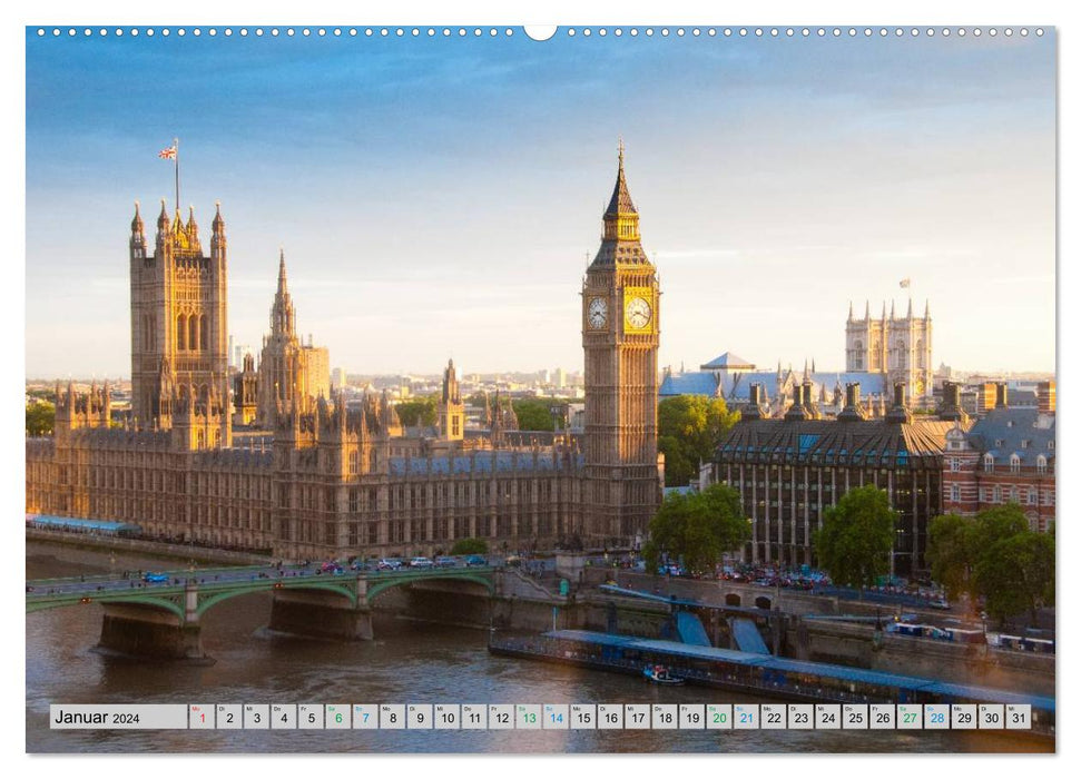 London - Flüsse, Seen und Kanäle (CALVENDO Wandkalender 2024)