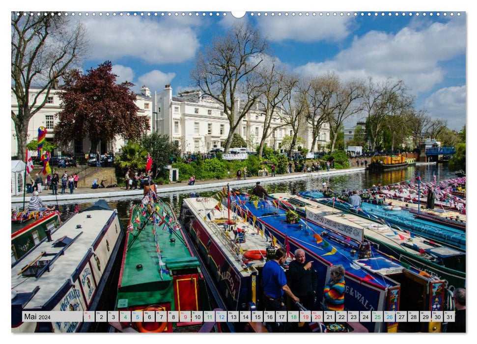 London - Flüsse, Seen und Kanäle (CALVENDO Wandkalender 2024)