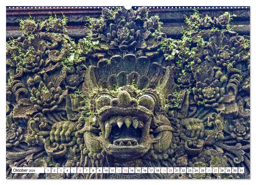 Bali - Temples, Gods and Demons (CALVENDO Wall Calendar 2024) 